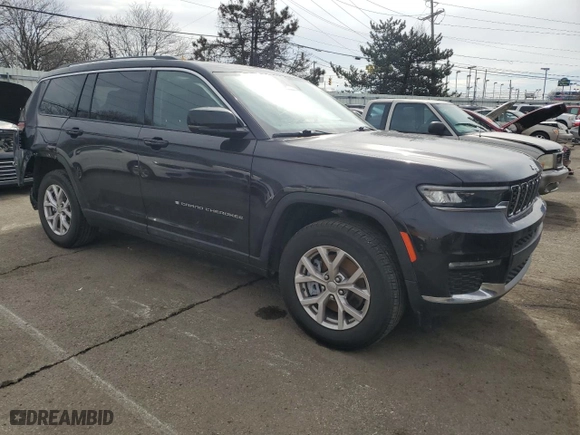 2022 Jeep Grand Cherokee L Limited with VIN 1C4RJKBG9N8571943, listed as a Copart auction lot 46191995 with 34,123 mi miles and Clean Title. Bid and sale history available at carsss.com. Image 4.