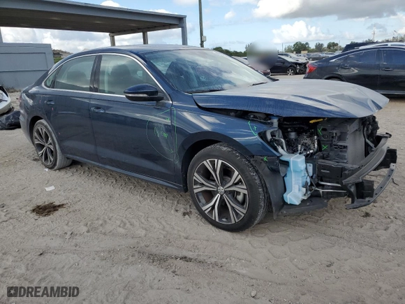 2022 Volkswagen Passat 2.0T SE with VIN 1VWSA7A31NC002091, listed as a Copart auction lot 44906565 with NaN miles and Salvage Title. Bid and sale history available at carsss.com. Image 4.