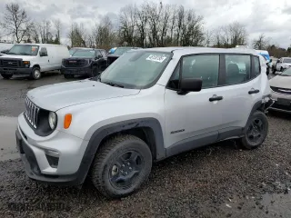 2021 Jeep Renegade Upland Edition with VIN ZACNJDAB4MPN16689, listed as a Copart auction lot 46158195 with NaN miles and Salvage Title. Bid and sale history available at carsss.com. Image 1.