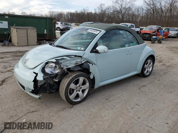 2006 Volkswagen Beetle z VIN 3VWRF31Y56M303208, wystawiony jako Copart lot #86480404 z przebiegiem 120 783 mil mil oraz Szkoda całkowita • Salvage title. Historia ofert i sprzedaży dostępna na DreamBid. Obrazek 1.