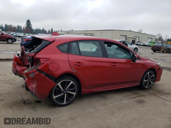 2022 Subaru Impreza Special Sports with VIN 4S3GTAM6XN3708272, listed as a Copart auction lot 48568345 with 38,420 mi miles and Salvage title. Bid and sale history available at DreamBid. Image 3.