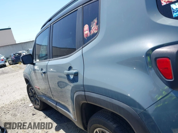 2017 Jeep Renegade Deserthawk with VIN ZACCJBCB1HPG12779, listed as a IAAI auction lot 41294595 with 92,316 mi miles and . Bid and sale history available at DreamBid. Image 14.