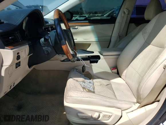 2013 Lexus ES 300h with VIN JTHBW1GG7D2025857, listed as a Copart auction lot 59790165 with 268,381 mi miles and Salvage title. Bid and sale history available at DreamBid. Image 7.