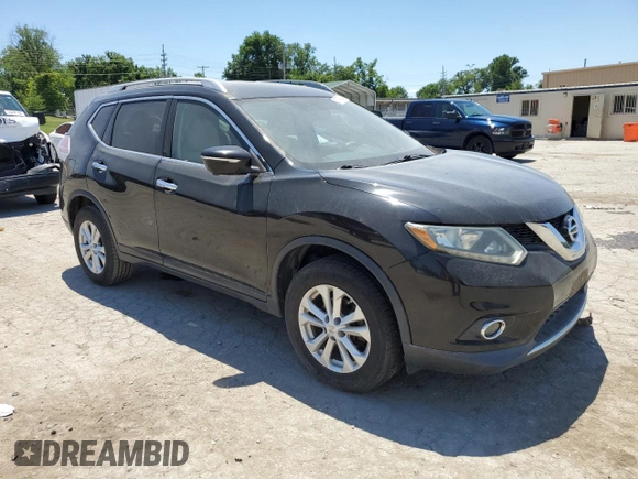 2014 Nissan Rogue SL with VIN 5N1AT2MV9EC753959, listed as a Copart auction lot 57659464 with 0 mi miles and Salvage Title. Bid and sale history available at carsss.com. Image 4.