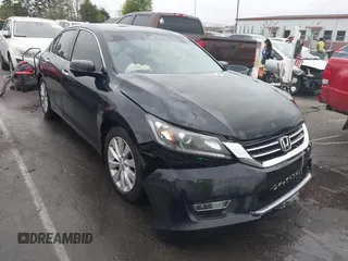 2013 Honda Accord EX-L with VIN 1HGCR2F82DA240843, listed as a IAAI auction lot 41932547 with 119,212 mi miles and . Bid and sale history available at DreamBid. Image 1.