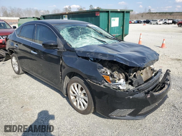 2018 Nissan Sentra SV with VIN 3N1AB7AP7JY275099, listed as a Copart auction lot 49343965 with 55,933 mi miles and Salvage Title. Bid and sale history available at carsss.com. Image 4.