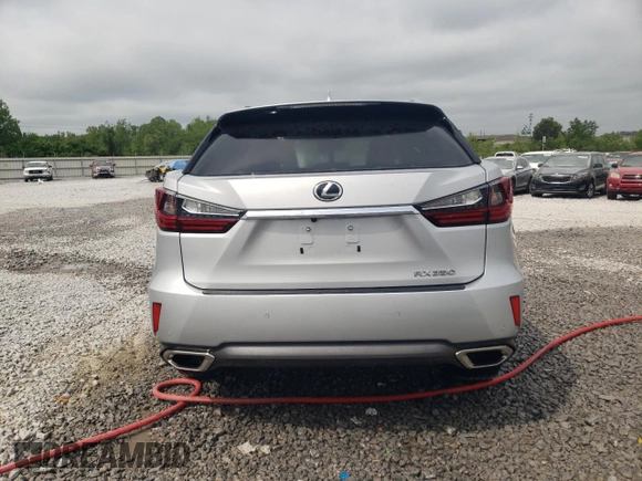 2019 Lexus RX 350 with VIN 2T2ZZMCAXKC130137, listed as a Copart auction lot 53807485 with 53,117 mi miles and Salvage title. Bid and sale history available at DreamBid. Image 6.