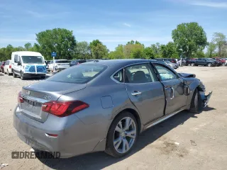 2017 Infiniti Q70 3.7 with VIN JN1BY1PR5HM210645, listed as a Copart auction lot 56575155 with 57,580 mi miles and Salvage title. Bid and sale history available at DreamBid. Image 3.