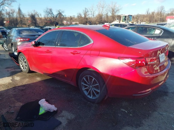 2020 Acura TLX with VIN 19UUB1F35LA015743, listed as a IAAI auction lot 41468945 with 68,714 mi miles. Bid and sale history available at carsss.com. Image 14.