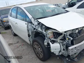 2017 Toyota Prius v Two with VIN JTDZN3EU4HJ066269, listed as a IAAI auction lot 41648895 with 130,727 mi miles. Bid and sale history available at carsss.com. Image 14.