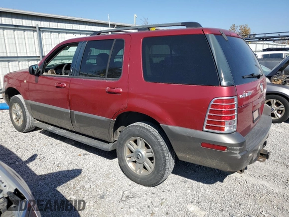 2004 Mercury Mountaineer Convenience with VIN 4M2ZU66K64UJ09787, listed as a Copart auction lot 74510694 with 209,802 mi miles and Salvage title. Bid and sale history available at DreamBid. Image 2.