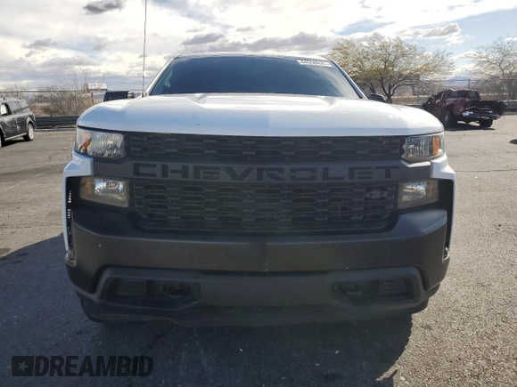2020 Chevrolet Silverado 1500 Work Truck with VIN 1GCRYAEF7LZ166356, listed as a Copart auction lot 44558635 with 57,733 mi miles and Salvage Title. Bid and sale history available at carsss.com. Image 5.