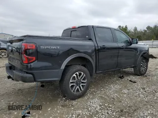 2024 Ford Ranger LARIAT with VIN 1FTER4JH9RLE10329, listed as a Copart auction lot 45464135 with 11,371 mi miles and Salvage Title. Bid and sale history available at carsss.com. Image 3.