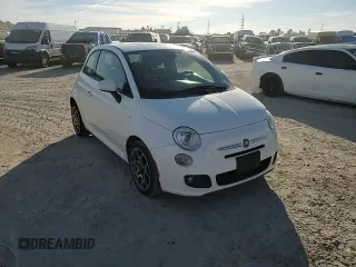 2014 FIAT 500 Sport with VIN 3C3CFFBR0ET223048, listed as a Copart auction lot 82674764 with 94,604 mi miles and Salvage Title. Bid and sale history available at carsss.com. Image 12.