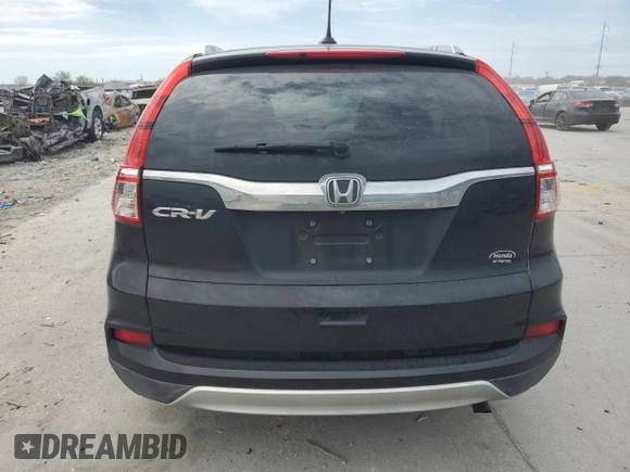 2015 Honda CR-V EX-L with VIN 2HKRM3H79FH531580, listed as a Copart auction lot 46922845 with 0 mi miles and Salvage Title. Bid and sale history available at carsss.com. Image 6.