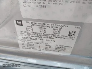 2020 Buick Envision Essence with VIN LRBFXCSAXLD212977, listed as a IAAI auction lot 41491154 with 64,148 mi miles. Bid and sale history available at carsss.com. Image 9.