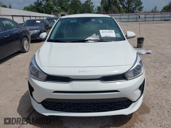 2023 Kia Rio S with VIN 3KPA24AD4PE528715, listed as a IAAI auction lot 41912848 with 11,546 mi miles. Bid and sale history available at carsss.com. Image 11.