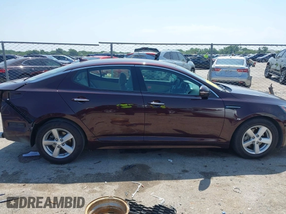 2014 Kia Optima LX with VIN 5XXGM4A70EG273483, listed as a IAAI auction lot 42402765 with 129,770 mi miles and . Bid and sale history available at DreamBid. Image 13.