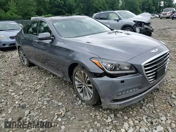 2016 Hyundai Genesis 3.8L with VIN KMHGN4JE2GU116140, listed as a Copart auction lot 59967204 with 134,966 mi miles and Salvage Title. Bid and sale history available at carsss.com. Image 11.