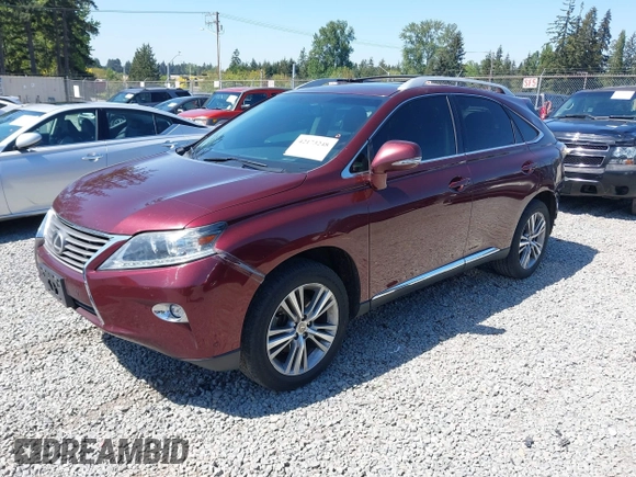 2015 Lexus RX 350 with VIN 2T2BK1BA0FC290068, listed as a IAAI auction lot 42173248 with 158,387 mi miles and . Bid and sale history available at DreamBid. Image 2.
