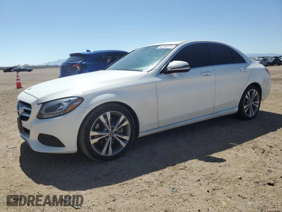 2018 Mercedes-Benz C 300 with VIN 55SWF4JB9JU280079, listed as a Copart auction lot 50749315 with Not Provided miles and Salvage Title. Bid and sale history available at DreamBid. Image 1.