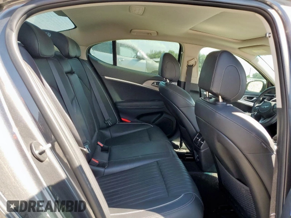 2020 Genesis G70 2.0T z VIN KMTG34LA3LU053274, wystawiony jako Copart lot #57417285 z przebiegiem 89 091 mil mil oraz Szkoda całkowita • Salvage title. Historia ofert i sprzedaży dostępna na DreamBid. Obrazek 10.