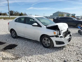 2015 Chevrolet Sonic LT with VIN 1G1JC5SB7F4215988, listed as a Copart auction lot 84712374 with 0 mi miles and Salvage Title. Bid and sale history available at carsss.com. Image 4.