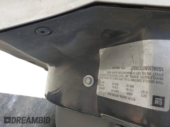 2007 Saturn ION z VIN 1G8AL55B87Z186597, wystawiony jako IAAI lot #42062362 z przebiegiem Nie podano mil oraz . Historia ofert i sprzedaży dostępna na DreamBid. Obrazek 9.