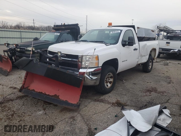 2010 Chevrolet Silverado 3500HD SRW Work Truck with VIN 1GC3KZBG3AF135364, listed as a Copart auction lot 81916204 with 8,252 mi miles and Clean Title. Bid and sale history available at DreamBid. Image 1.