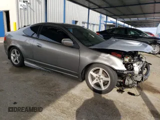 2002 Acura RSX Type S with VIN JH4DC53092C017168, listed as a Copart auction lot 50977335 with 242,558 mi miles and Salvage Title. Bid and sale history available at carsss.com. Image 4.
