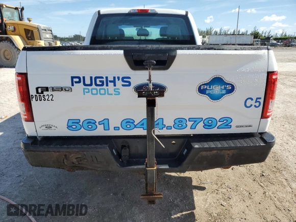 2015 Ford F-150 XL with VIN 1FTEX1C81FFC30919, listed as a Copart auction lot 65620865 with 186,918 mi miles and Clean title. Bid and sale history available at DreamBid. Image 6.