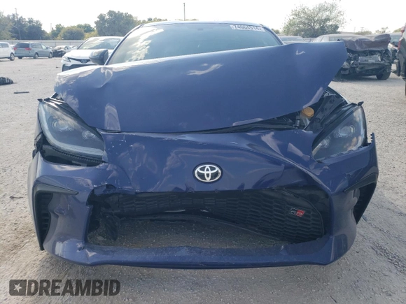 2023 Toyota GR86 with VIN JF1ZNBC16P8751064, listed as a Copart auction lot 74064514 with 16,635 mi miles and Salvage Title. Bid and sale history available at carsss.com. Image 5.