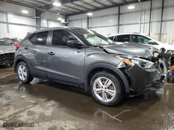 2020 Nissan Kicks S with VIN 3N1CP5BVXLL570533, listed as a Copart auction lot 48519185 with 35,926 mi miles and Salvage Title. Bid and sale history available at carsss.com. Image 4.