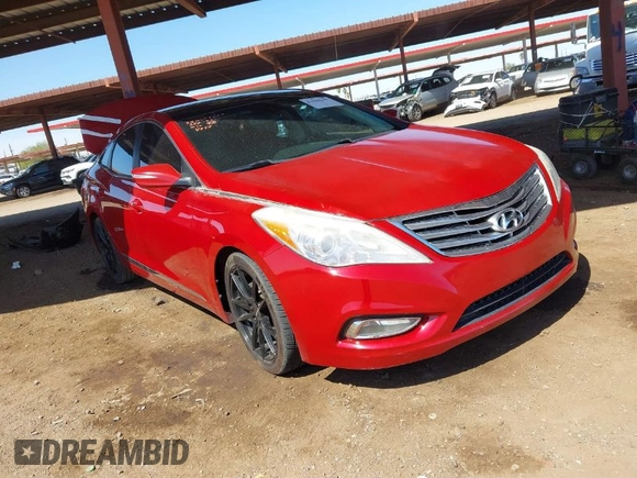 2012 Hyundai Azera with VIN KMHFH4JG2CA148859, listed as a IAAI auction lot 41850242 with 105,272 mi miles. Bid and sale history available at carsss.com. Image 1.
