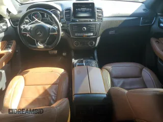 2017 Mercedes-Benz GLE 63 S AMG with VIN 4JGDA7FB6HA831231, listed as a Copart auction lot 76630384 with 98,655 mi miles and Salvage title. Bid and sale history available at DreamBid. Image 8.