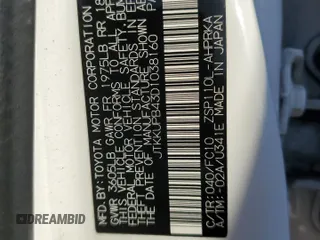 2013 Scion xD z VIN JTKKUPB43D1038160, wystawiony jako Copart lot #48326825 z przebiegiem 160 289 mil mil oraz Szkoda całkowita • Salvage title. Historia ofert i sprzedaży dostępna na DreamBid. Obrazek 12.