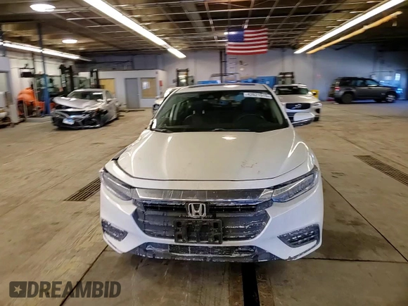 2022 Honda Insight Touring with VIN 19XZE4F97NE005510, listed as a Copart auction lot 42621515 with 20,969 mi miles and Salvage Title. Bid and sale history available at DreamBid. Image 11.