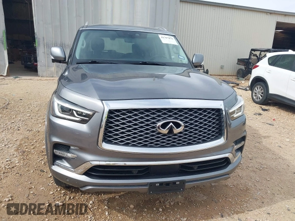 2021 Infiniti QX80 PREMIUM SELECT with VIN JN8AZ2AF9M9718838, listed as a IAAI auction lot 41797875 with 80,597 mi miles. Bid and sale history available at carsss.com. Image 12.