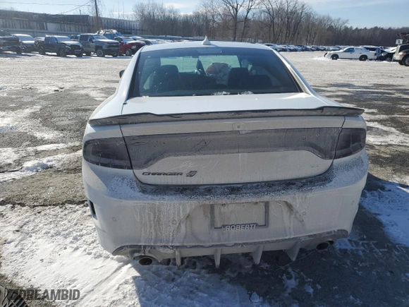 2022 Dodge Charger GT with VIN 2C3CDXMG9NH127970, listed as a Copart auction lot 41902405 with 61,109 mi miles and Salvage Title. Bid and sale history available at carsss.com. Image 6.