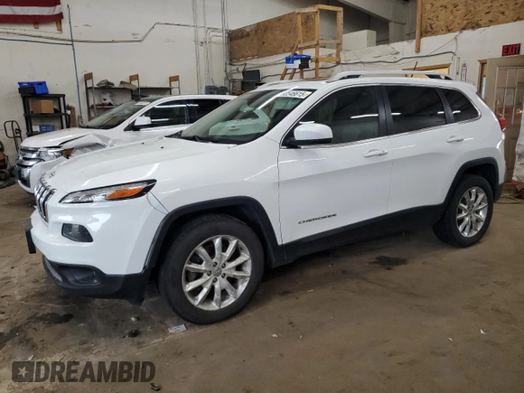 2014 Jeep Cherokee Limited z VIN 1C4PJMDS0EW266413, wystawiony jako Copart lot #60546615 z przebiegiem 135 611 mil mil oraz Szkoda całkowita • Salvage title. Historia ofert i sprzedaży dostępna na DreamBid. Obrazek 1.