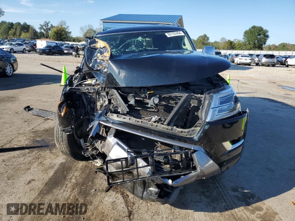 2023 Nissan Armada Platinum with VIN JN8AY2DA2P9403970, listed as a Copart auction lot 80102464 with 36,957 mi miles and Salvage Title. Bid and sale history available at carsss.com. Image 5.