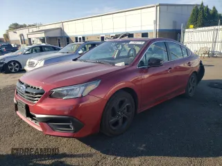 2021 Subaru Legacy Sport with VIN 4S3BWAH66M3002555, listed as a Copart auction lot 77437174 with 40,744 mi miles and Salvage Title. Bid and sale history available at carsss.com. Image 1.