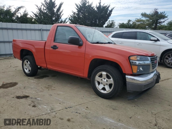 2010 GMC Canyon SLE1 with VIN 1GTCSCDE7A8136742, listed as a Copart auction lot 71637644 with 0 mi miles and Salvage Title. Bid and sale history available at carsss.com. Image 4.