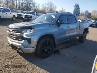 2023 Chevrolet Silverado 1500 RST with VIN 1GCUDEED9PZ215512, listed as a Copart auction lot 82999534 with 11,298 mi miles and Salvage Title. Bid and sale history available at carsss.com. Image 1.