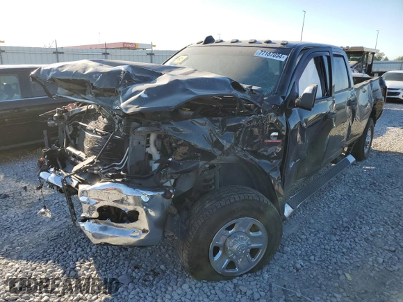 2019 Ram 2500 Tradesman with VIN 3C6UR5HL0KG665425, listed as a Copart auction lot 77187034 with 82,569 mi miles and Salvage title. Bid and sale history available at DreamBid. Image 1.