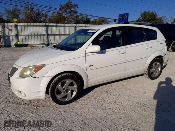 2005 Pontiac Vibe with VIN 5Y2SL638X5Z417374, listed as a Copart auction lot 77536904 with 299,999 mi miles and Salvage Title. Bid and sale history available at DreamBid. Image 1.