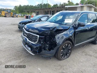 2023 Kia Telluride SX Prestige X-Pro with VIN 5XYP5DGC3PG337368, listed as a IAAI auction lot 42006597 with 34,777 mi miles and . Bid and sale history available at DreamBid. Image 6.