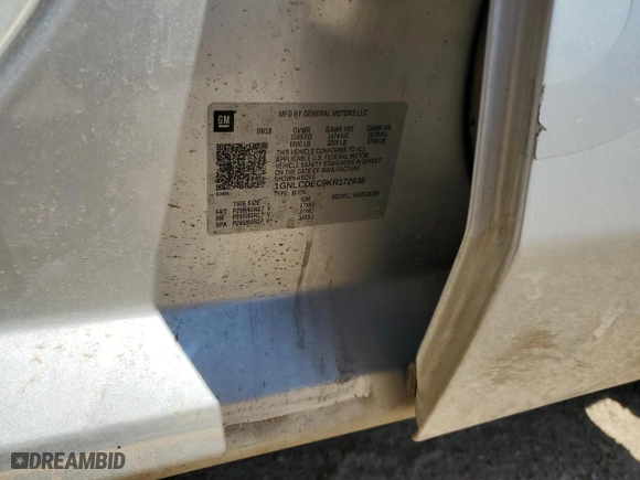 2019 Chevrolet Tahoe Commercial with VIN 1GNLCDEC9KR172936, listed as a Copart auction lot 68144714 with 129,325 mi miles and Salvage Title. Bid and sale history available at carsss.com. Image 13.