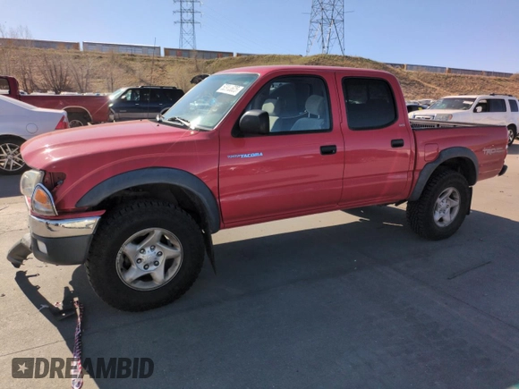 2001 Toyota Tacoma with VIN 5TEHN72NX1Z741635, listed as a Copart auction lot 52963625 with 238,625 mi miles and Salvage Title. Bid and sale history available at carsss.com. Image 1.