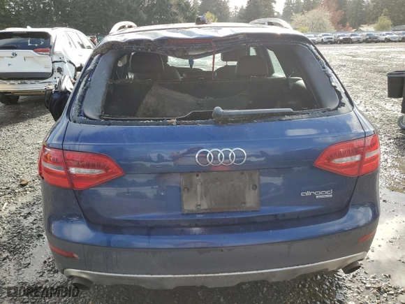 2013 Audi allroad Premium Plus with VIN WA1UFAFL5DA207758, listed as a Copart auction lot 52795515 with 0 mi miles and Salvage Title. Bid and sale history available at carsss.com. Image 6.